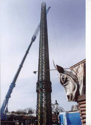 500t crane at praterturm